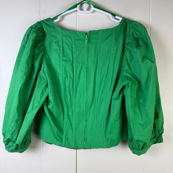 Jason Wu green corset blouse - Picture 2 of 7